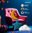 Soft Cloud, Moon, Star Pillows – Machine Washable, Hypoallergenic Plush Throw Pillows for Kids’ Room & Nursery