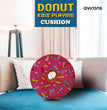Velvet Doughnut Cushion,Doughnut Cushion for Kids,Kids Cushion,Donut Ring for Kids,Doughnut Plush Cushion,Cushion for Kids,Colorful Donut Cushion,Cute Donu Cushion for Kids,Soft Donut Cushion,fluffy donut Cushion,doughnut-shaped Cushion