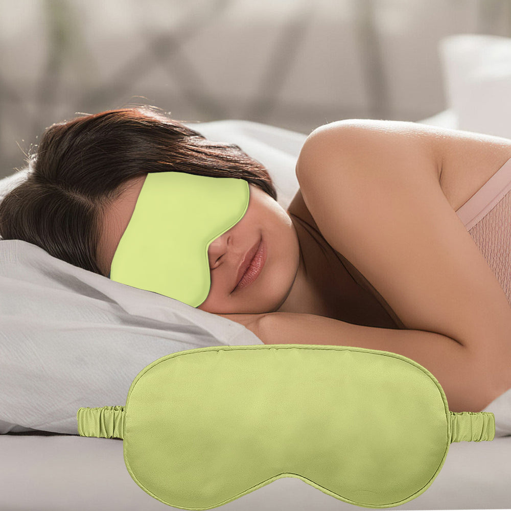 Sleeping Mask for Travel,Sleep Mask for Dark Circles,eye mask for good sleep,Premium Satin Eye Mask,eye mask for tired puffy eyes