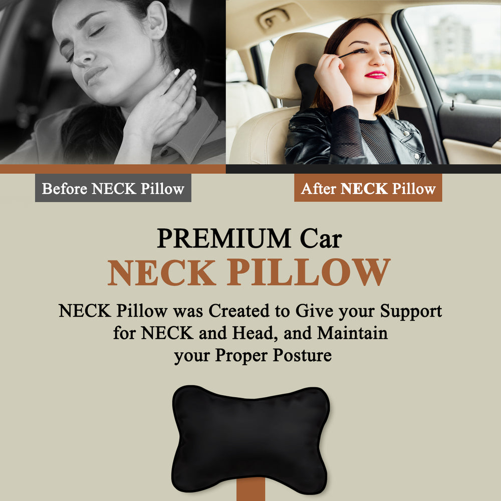 Velvet Fabric Neck Cushion, Universal Fit Travel Neck Pillow, Lightweight Black Neck Pillow,Soft Black Velvet Neck Pillow