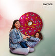 Donut Ring for Kids,Doughnut Plush Cushion,Cushion for Kids,Colorful Donut Cushion,Cute Donu Cushion for Kids,Soft Donut Cushion,fluffy donut Cushion,doughnut-shaped Cushion