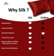 Satin Silk Pillowcase for Hair, luxury silk pillowcase, smooth pillow for hair care, satin pillow for frizz-free hair, satin pillow case, Satin pillow cover for hair protection
