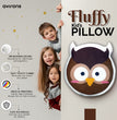 Owl pillow for kids, Cute owl pillow, Kids decorative owl face pillow, Kids owl pillow for bedtime comfort,Owl Face Shaped Pillow, Owl Face Plush Cushion, Bird Shaped Pillow, Plush Throw Pillow, Kids Room Decor, Owl Pillow, Cute Plush Cushion, Soft Throw Pillow, Cozy Owl Pillow