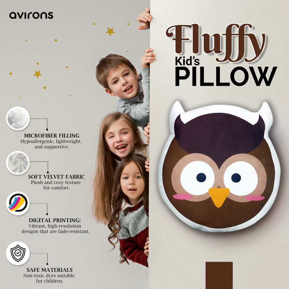 Owl pillow for kids, Cute owl pillow, Kids decorative owl face pillow, Kids owl pillow for bedtime comfort,Owl Face Shaped Pillow, Owl Face Plush Cushion, Bird Shaped Pillow, Plush Throw Pillow, Kids Room Decor, Owl Pillow, Cute Plush Cushion, Soft Throw Pillow, Cozy Owl Pillow