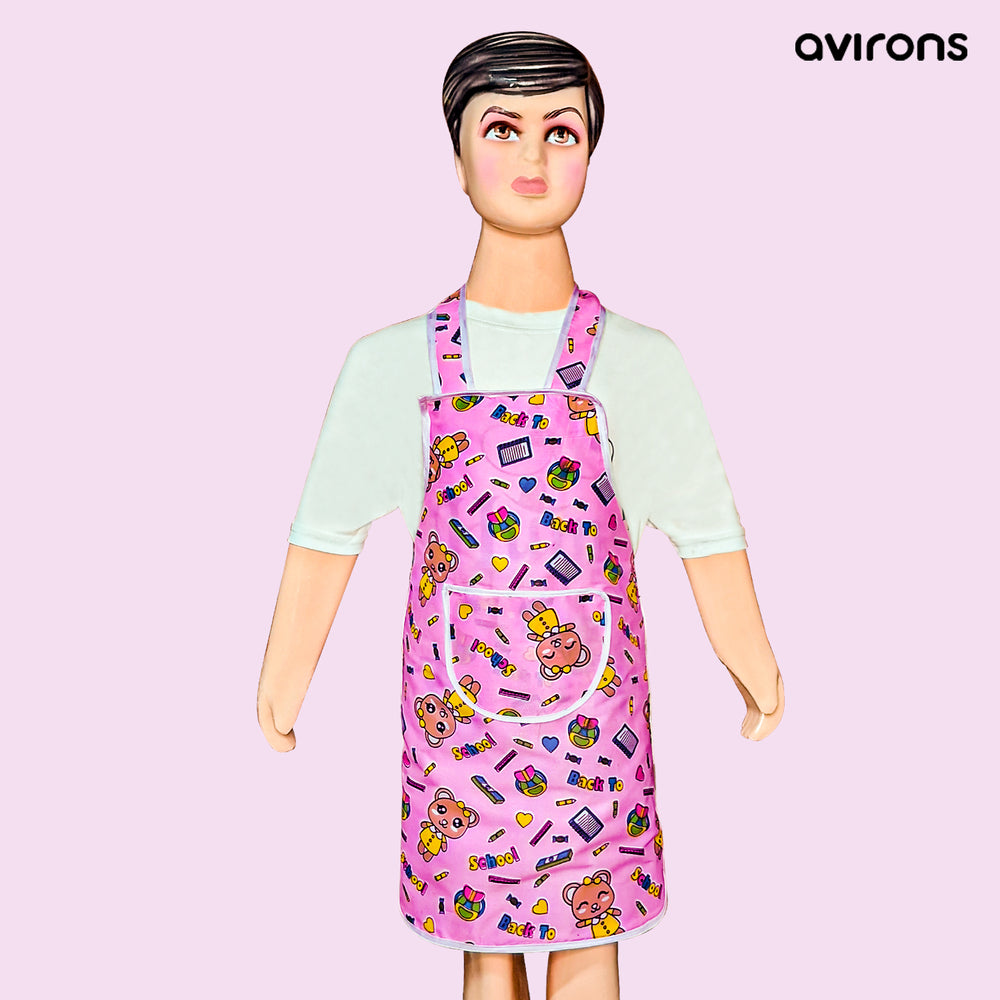 kids apron, colorful kids apron, waterproof kids apron, kids art apron, cooking apron, baking apron, gardening apron, kids painting apron, unisex kids apron, adjustable apron, children’s apron, school apron, messy activity apron, kids apron for boys