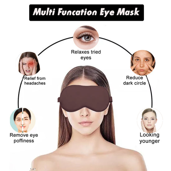 Satin Silk Eye Mask for Sleep, Skin-Friendly eye cover,Travel Eye Mask, Luxury Eye Cover, Soft Sleeping Mask, Soft Sleeping Mask for Travel