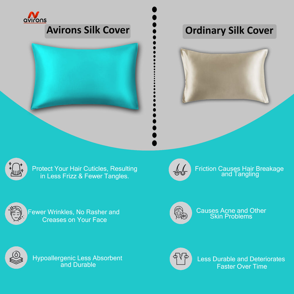Satin Pillow Cover, luxurious satin silk pillow, smooth sleep, satin pillow case for healthy hair, satin pillow for hair care, Silk pillowcase for hair protection case, silk pillow for frizz-free hair