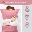 Frizz-Free Satin Pillow Cover, satin pillowcase for smooth hair, silk satin pillow cover, satin pillow with elastic Closure, pillow case for frizz-free hair