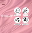 Satin Silk Pillowcase for Hair, luxury silk pillowcase, smooth pillow for hair care, satin pillow for frizz-free hair, satin pillow case, Satin pillow cover for hair protection