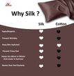 Frizz-Free Satin Pillow Cover, satin pillowcase for smooth hair, silk satin pillow cover, satin pillow with elastic Closure, pillow case for frizz-free hair
