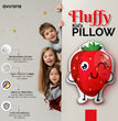 Soft strawberry pillow for kids, Cute strawberry pillow for kids, Strawberry-shaped cushion for kids, kids pillow,Strawberry Decor Pillow, Cozy Strawberry Pillow, Fruit-Themed Cushion, Plush Fruit Cushion, Strawberry Pillow for Kids, Kids Plush Cushion