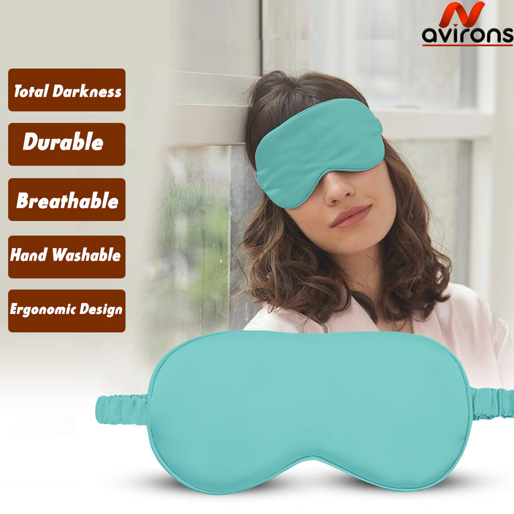 eye mask for travel, eye mask for sleeping elastic strap, eye mask for relaxation, satin eye mask for sleeping for women