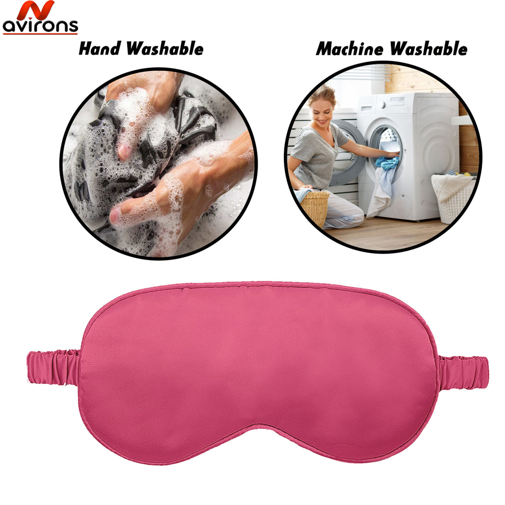 Sleeping Mask for Travel,Sleep Mask for Dark Circles,eye mask for good sleep,Premium Satin Eye Mask,eye mask for tired puffy eyes