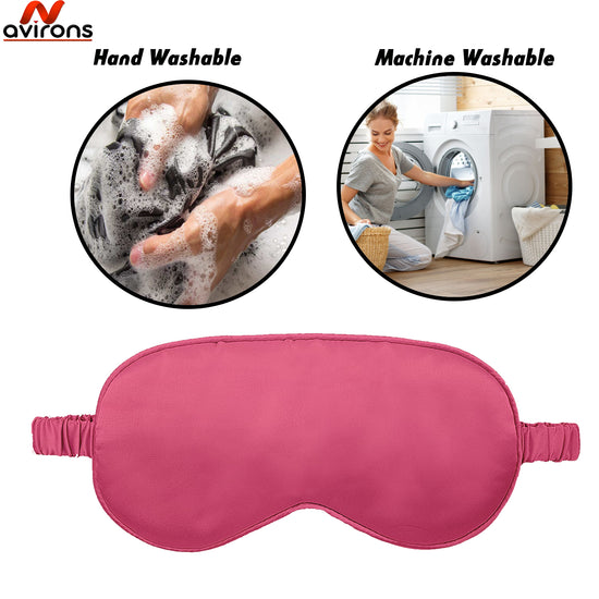 Sleeping Mask for Travel,Sleep Mask for Dark Circles,eye mask for good sleep,Premium Satin Eye Mask,eye mask for tired puffy eyes