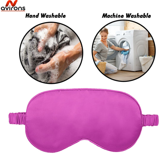 Premium Silk Eye Mask, Soft Eye Mask for Relaxation, Eye Cover for Travel Comfort, Soft Eye Mask for Dark Circles, Premium Eye Cover for Comfort